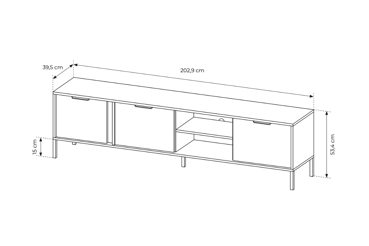 LARS TV-bord 203