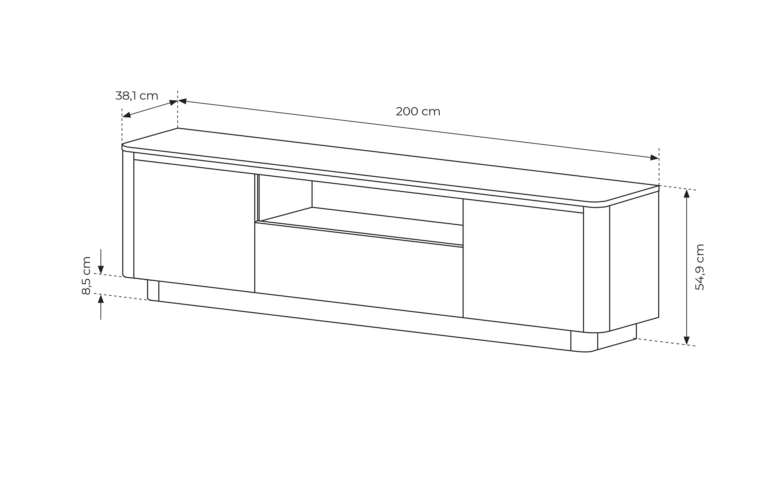 TORRO Tv-bord