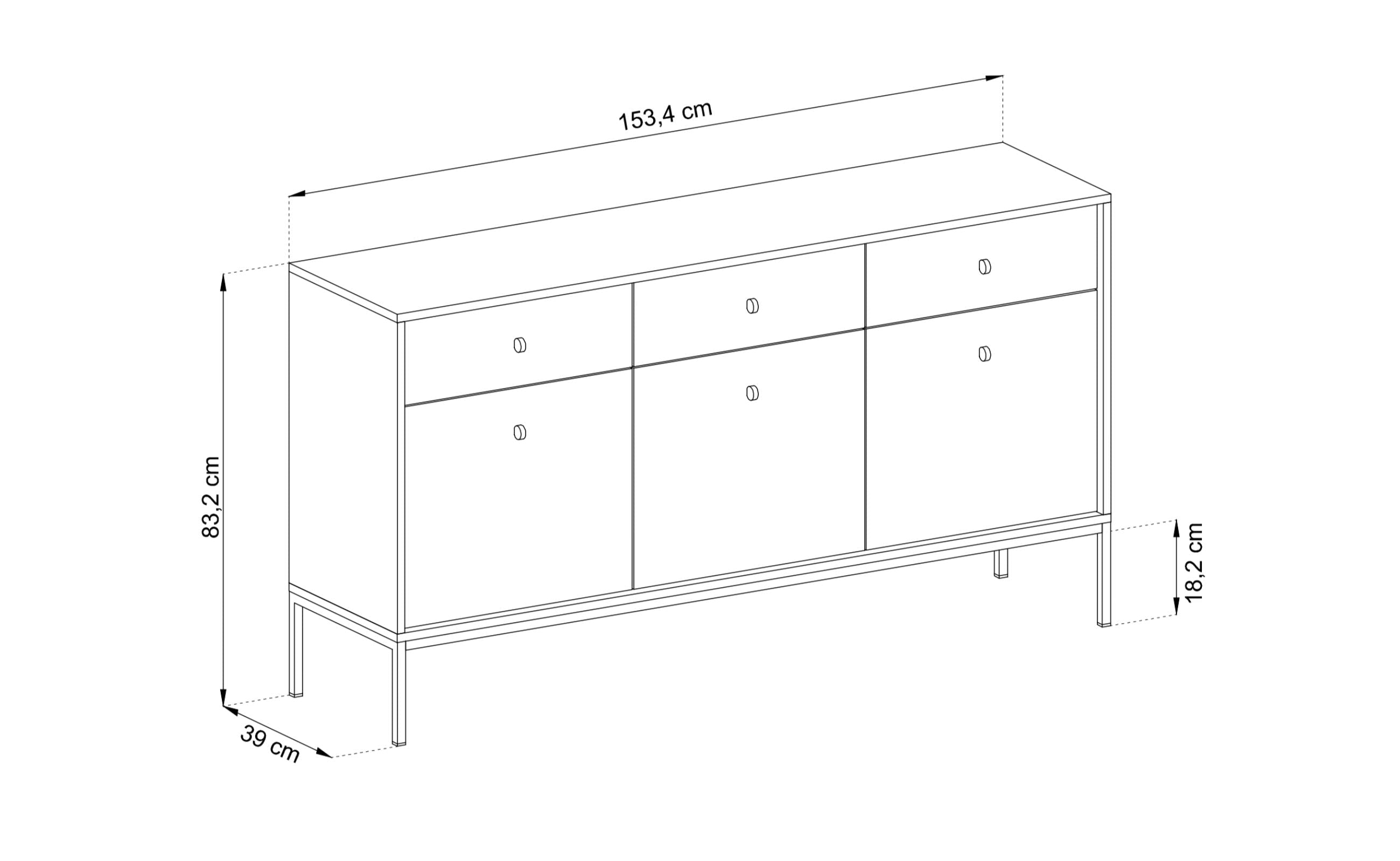 MONO KSZ-154 skænk