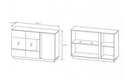 ARCO skænk m/ glas