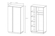 ARCO klædeskab 96
