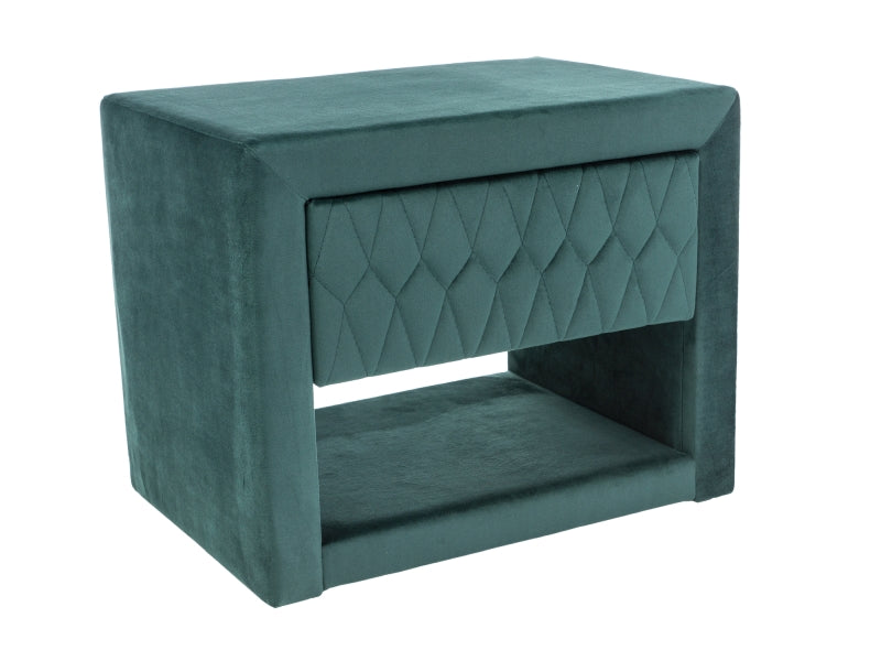 AZURRO velvet sengebord