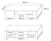 WOOD tv-bord
