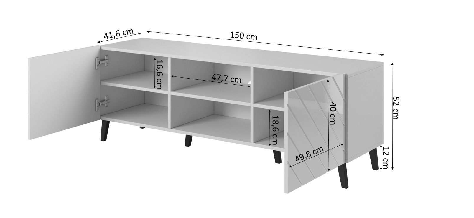 ABETO 150 TV-bord