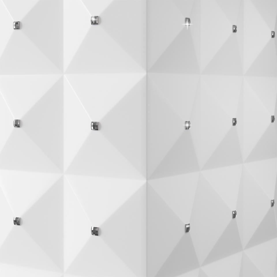 EGZUL Swarovski - hvid mat